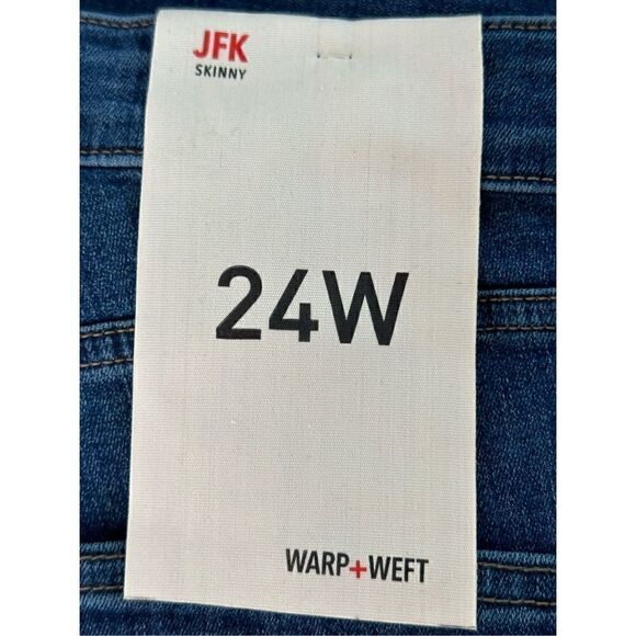 Warp+Weft women’s JFK-Skinny Plus Jeans Size 24W - Picture 9 of 10